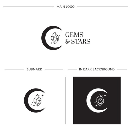 Logo Concept for Gems and Stars