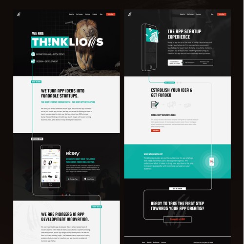 ThinkLion Website Design