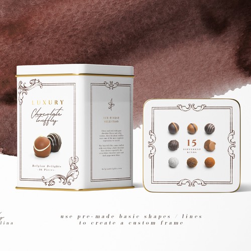 Chocolate Pralines Package Design