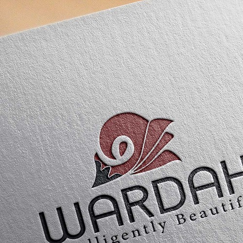 wardah, cosmatics logo