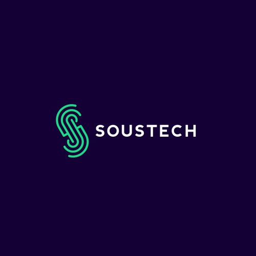 Soustech : web based ordering platfrom/modern eye catching logomark