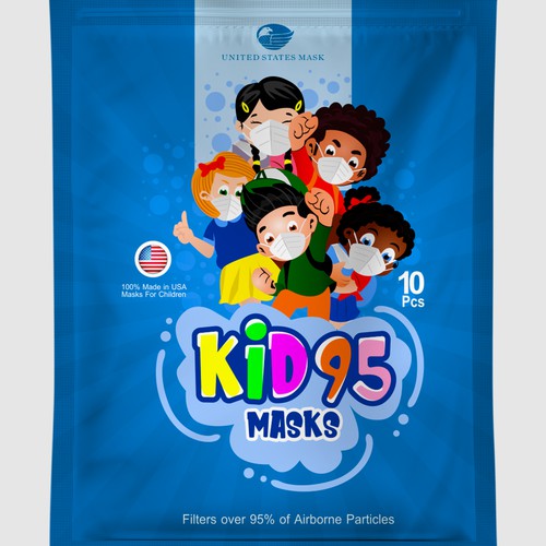 Kids mask packaging