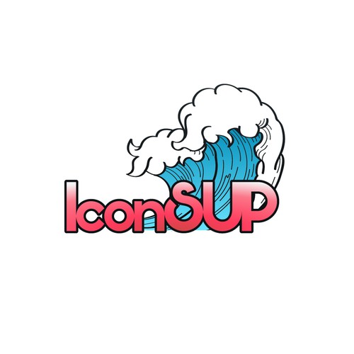 "Surf" style logo