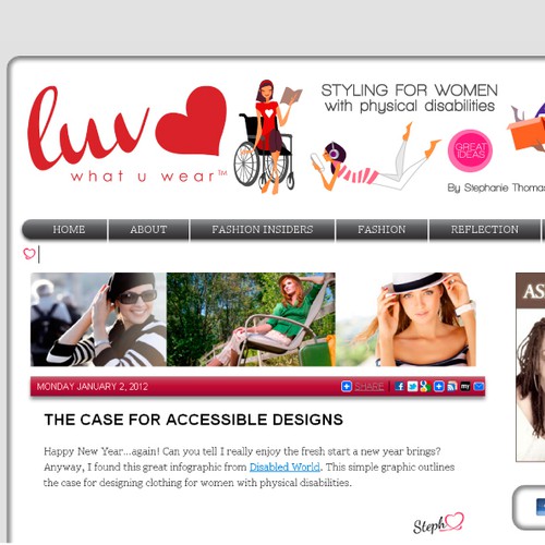 New banner ad wanted for Luvwhatuwear