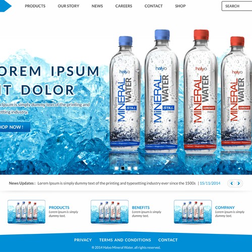 Need website for bottled Mineral Water