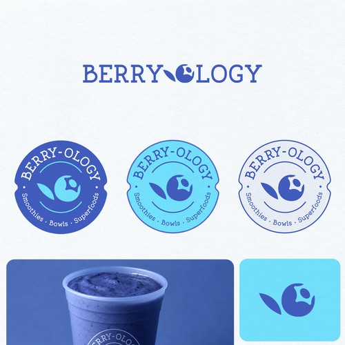 Logo concept for smoothie bar