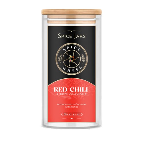 Label design for Spice Jars