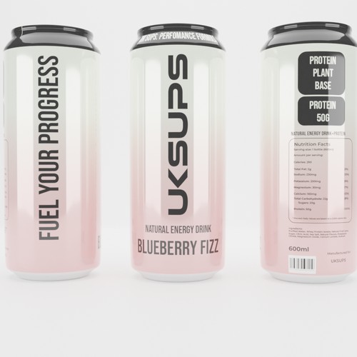 Minimalist energy drink 