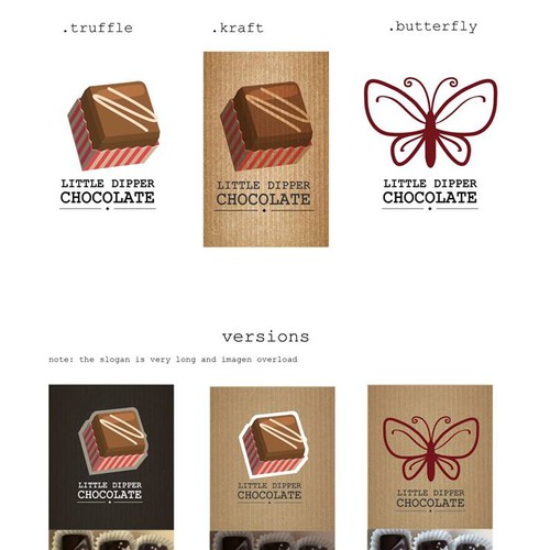 Design a logo for a small handcrafted chocolate business.