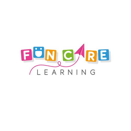 Logo for a childcare center for children under 5 years old