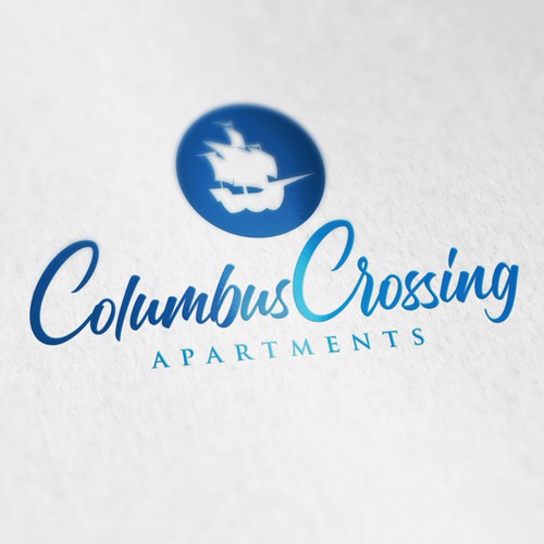 Logo design for Columbus Crossing Apartments.