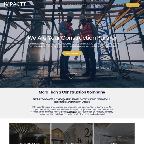 Impactt Construction Company Design