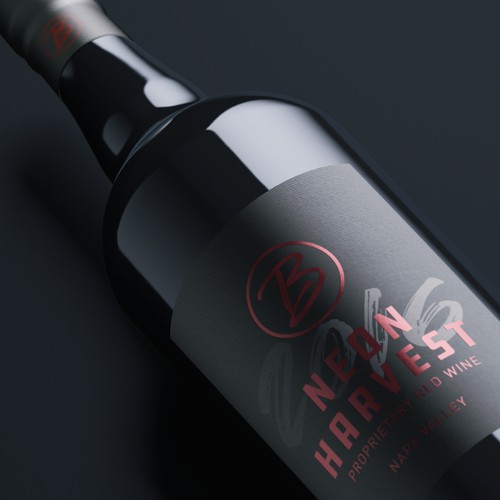 wine label • contest winner design