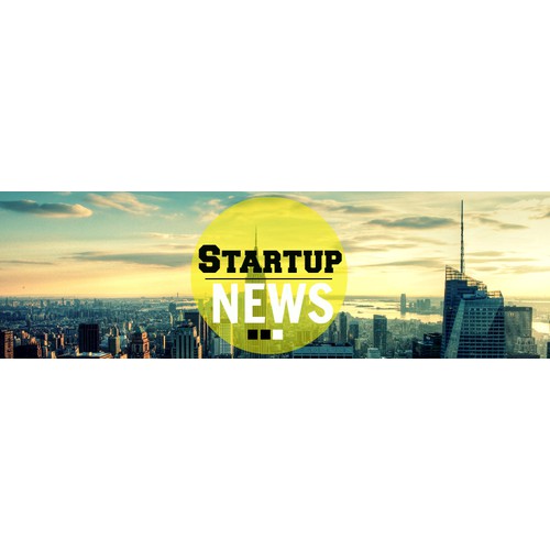 Design Web Banner and Card for "Startup News"