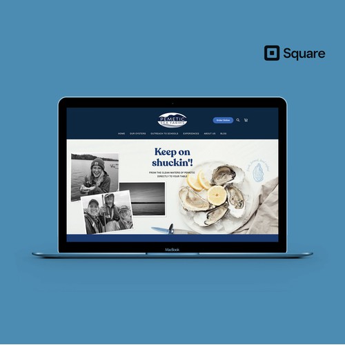 Square online store for an Oyster Farm
