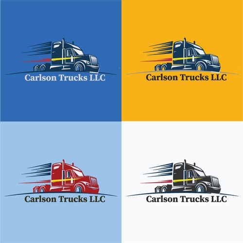  Semi Truck Logo