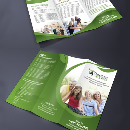 New brochure design wanted for Three Stones Wellness