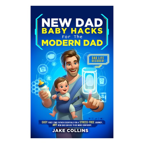 Book Cover New Dad Baby Hacks