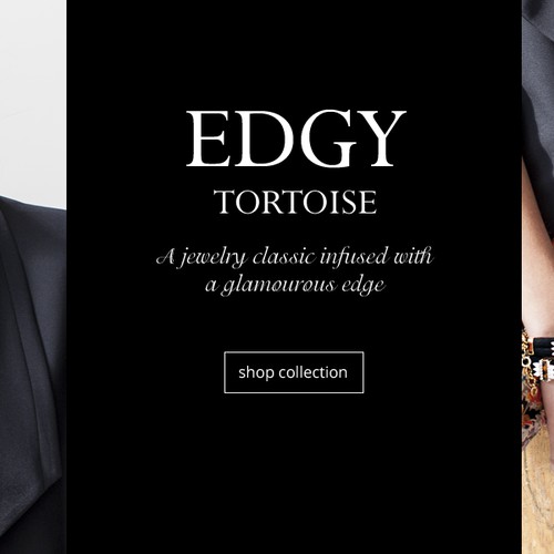 Web banners required for an edgy, cool fashion brand
