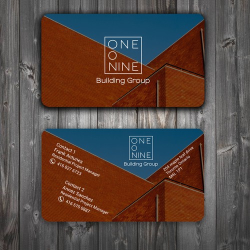 One 0 Nine Business Card