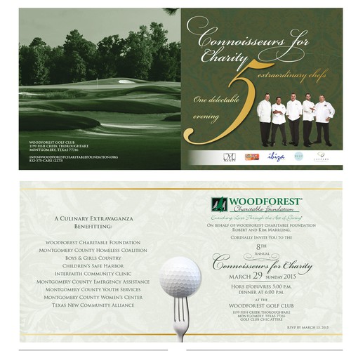 Charity Invitation - WCF Connoisseurs for Charity  event invitation