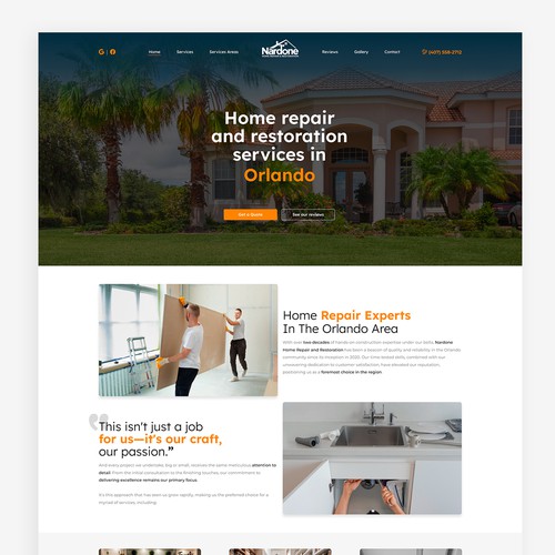 Home Repair and Restorations Website