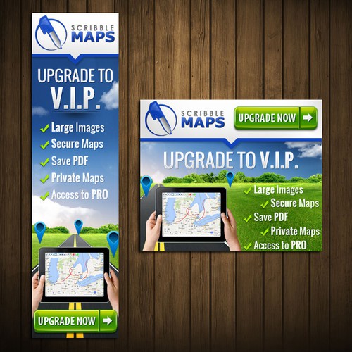 Scribble Maps Banner Set