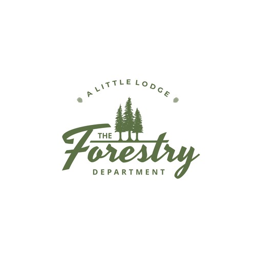 Vintage logo for "The forestry Department"