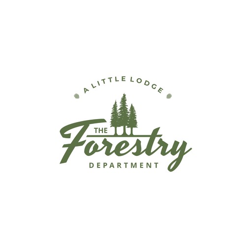 Vintage logo for "The forestry Department"