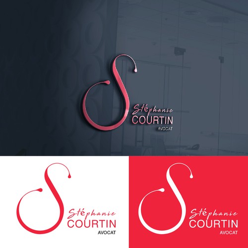 Concept logo pour l'avocat S. Courtin