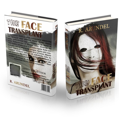 Create the next book cover for The Face Transplant