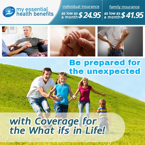 banner ad for My Essential Health Benefits 