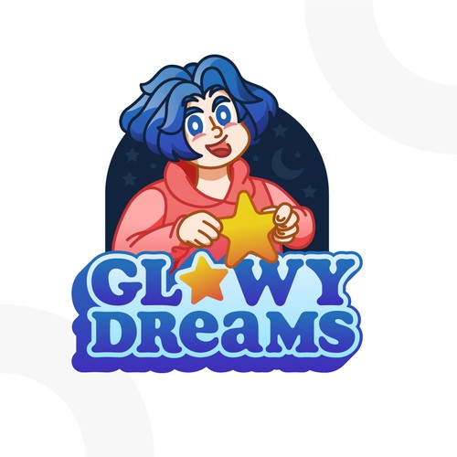 Glowy Dreams's Fun Logo Design