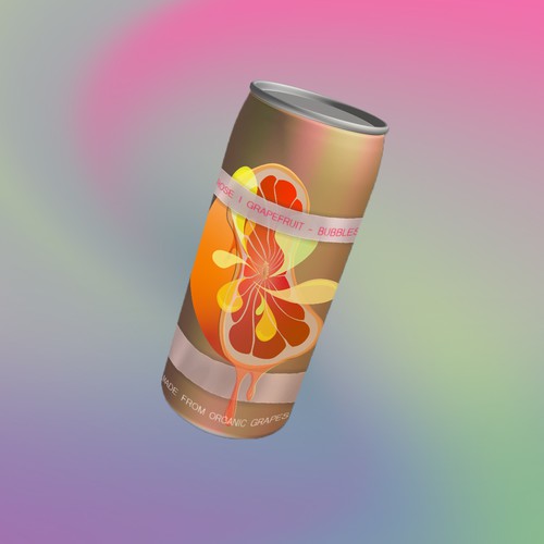 illustraton for drink can