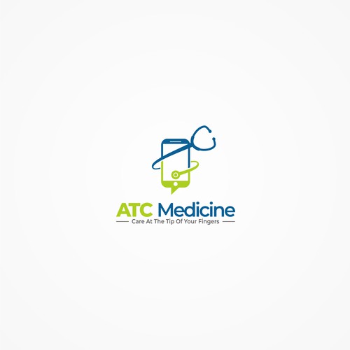 Logo concept for an upcoming telemedicine brand leading in e-visits