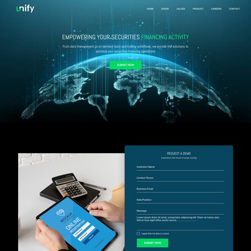 Landing Page