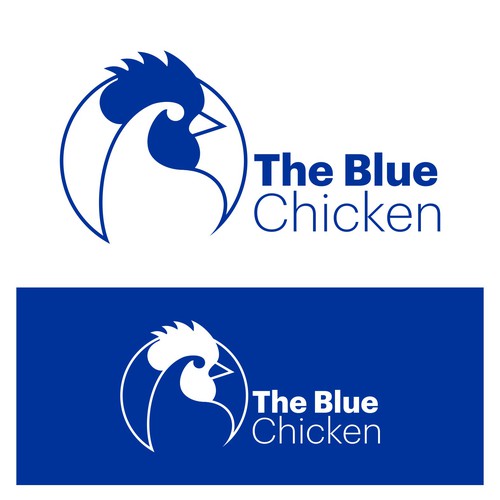 the blue chicken logo