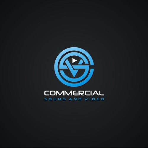 Create the next logo for Commercial Sound and Video