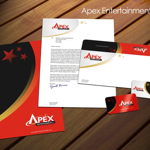 Apex Ent business card