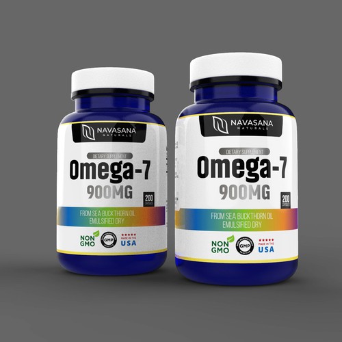 vitamins label design