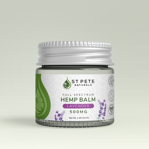 Label proposal for St Pete's Hemp Balm