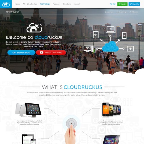 Put our CloudDog on the Web