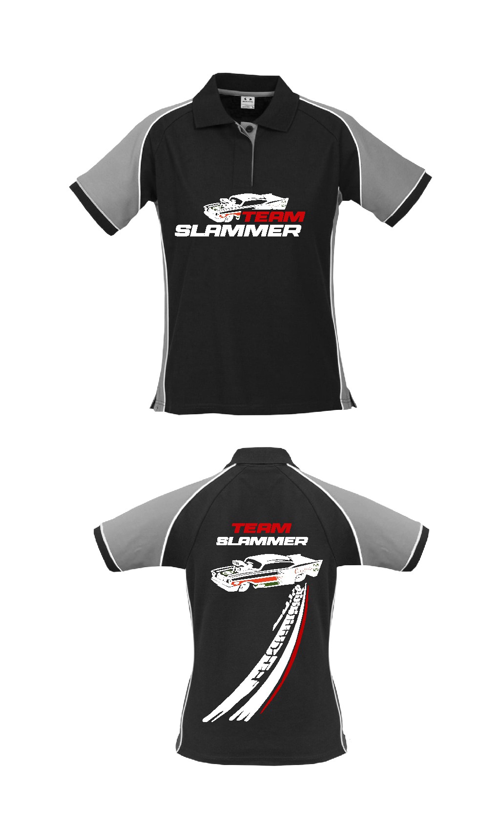 Require logo for Team Slammer which  performing display burnouts
