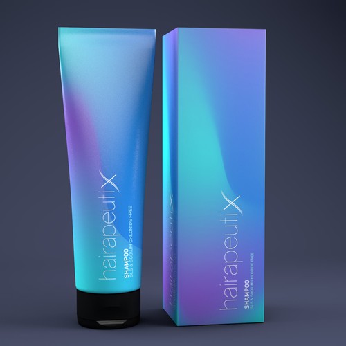 Shampoo branding and packaging design