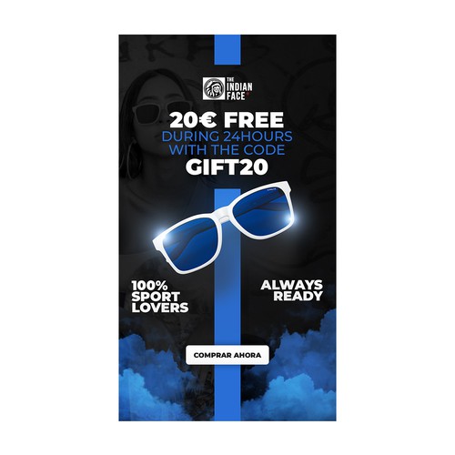 Sunglasses Instagram Banner
