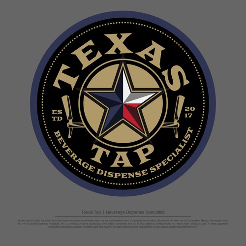 TEXAS TAP, beverage dispense specialist logo