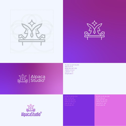 Logo Concept for AlpacaStudio