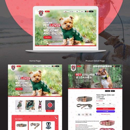 Re-Design of Perfect Pet Lover shop Website