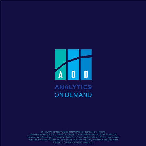 Analytics On demand logo concept
