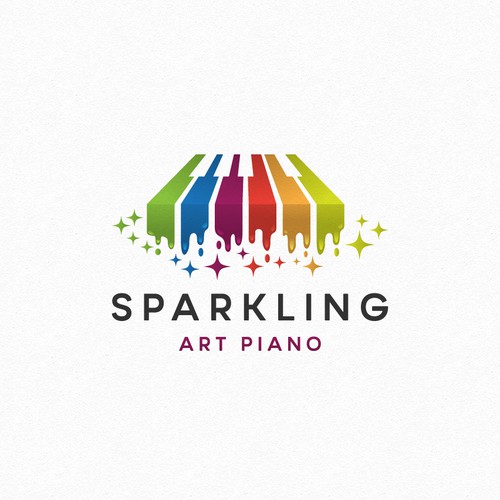 Logo Design for Sparkling Art Piano